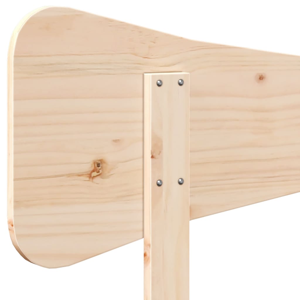 vidaXL Headboard 120 cm Solid Wood Pine