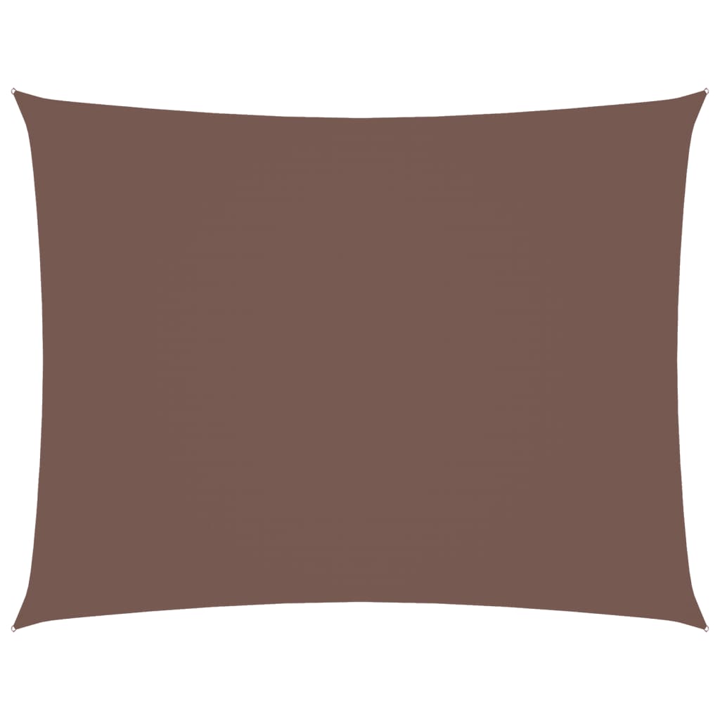 vidaXL Sunshade Sail Oxford Fabric Rectangular 3x4.5 m Brown