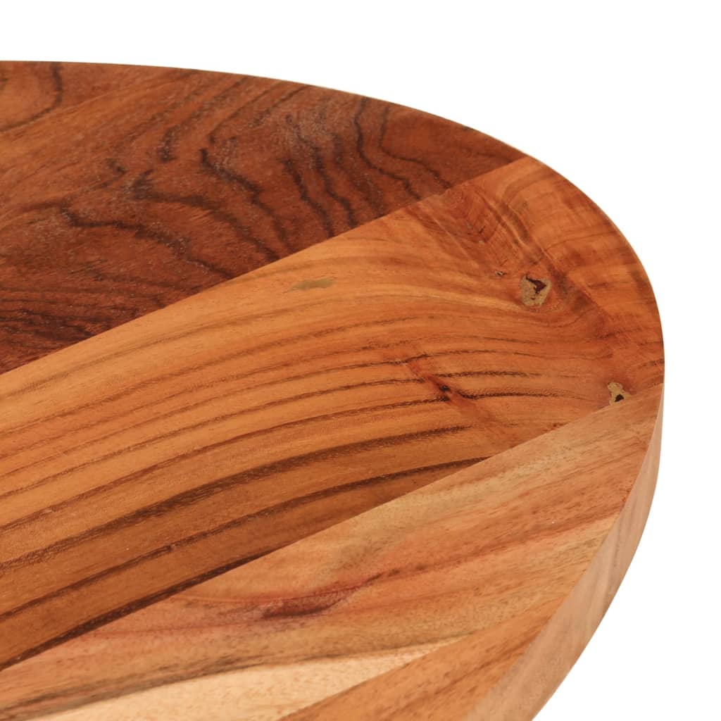 vidaXL Table Top 110x50x3.8 cm Oval Solid Wood Acacia