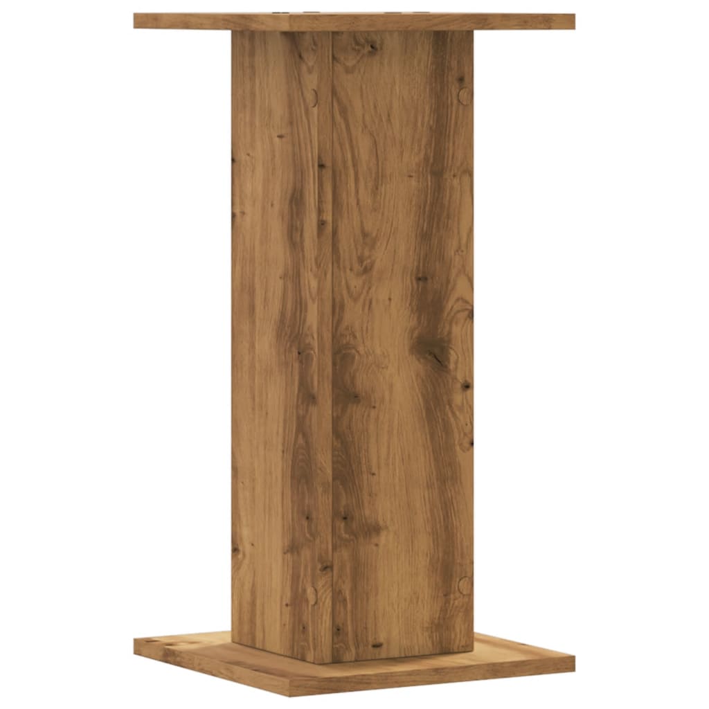 vidaXL Speaker Stands 2 pcs Artisian Oak 30x30x60 cm Engineered Wood