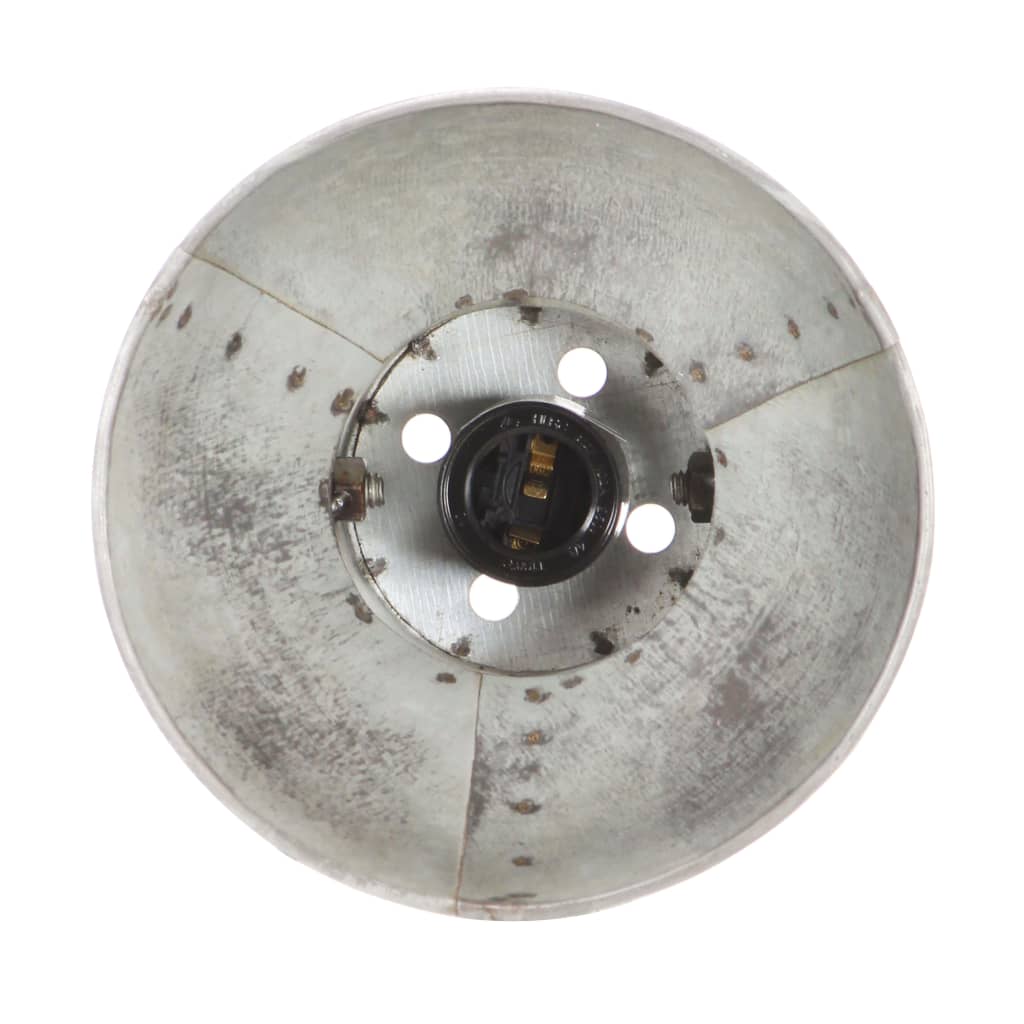 vidaXL Industrial Wall Lamp Silver 90x25 cm E27