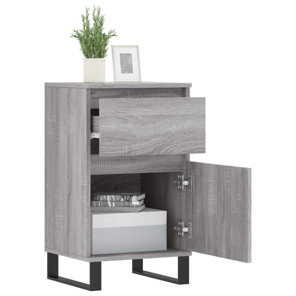 vidaXL Sideboard Grey Sonoma 40x35x70 cm Engineered Wood