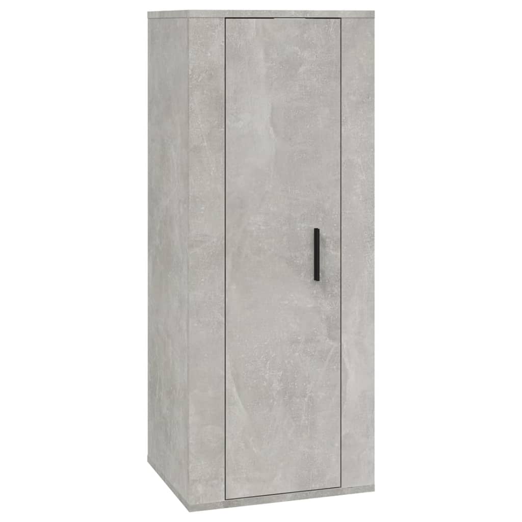 vidaXL 5 Piece TV Cabinet Set Concrete Grey Engineered Wood