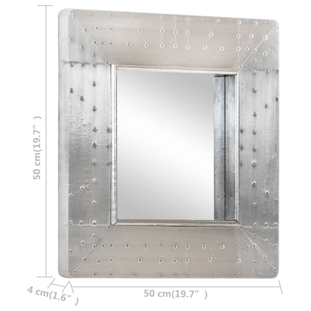 vidaXL Aviator Mirror 50x50 cm Metal