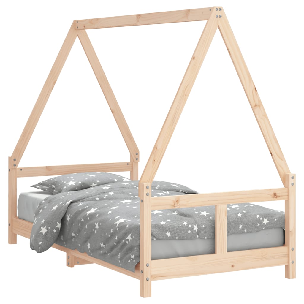 vidaXL Kids Bed Frame 80x160 cm Solid Wood Pine