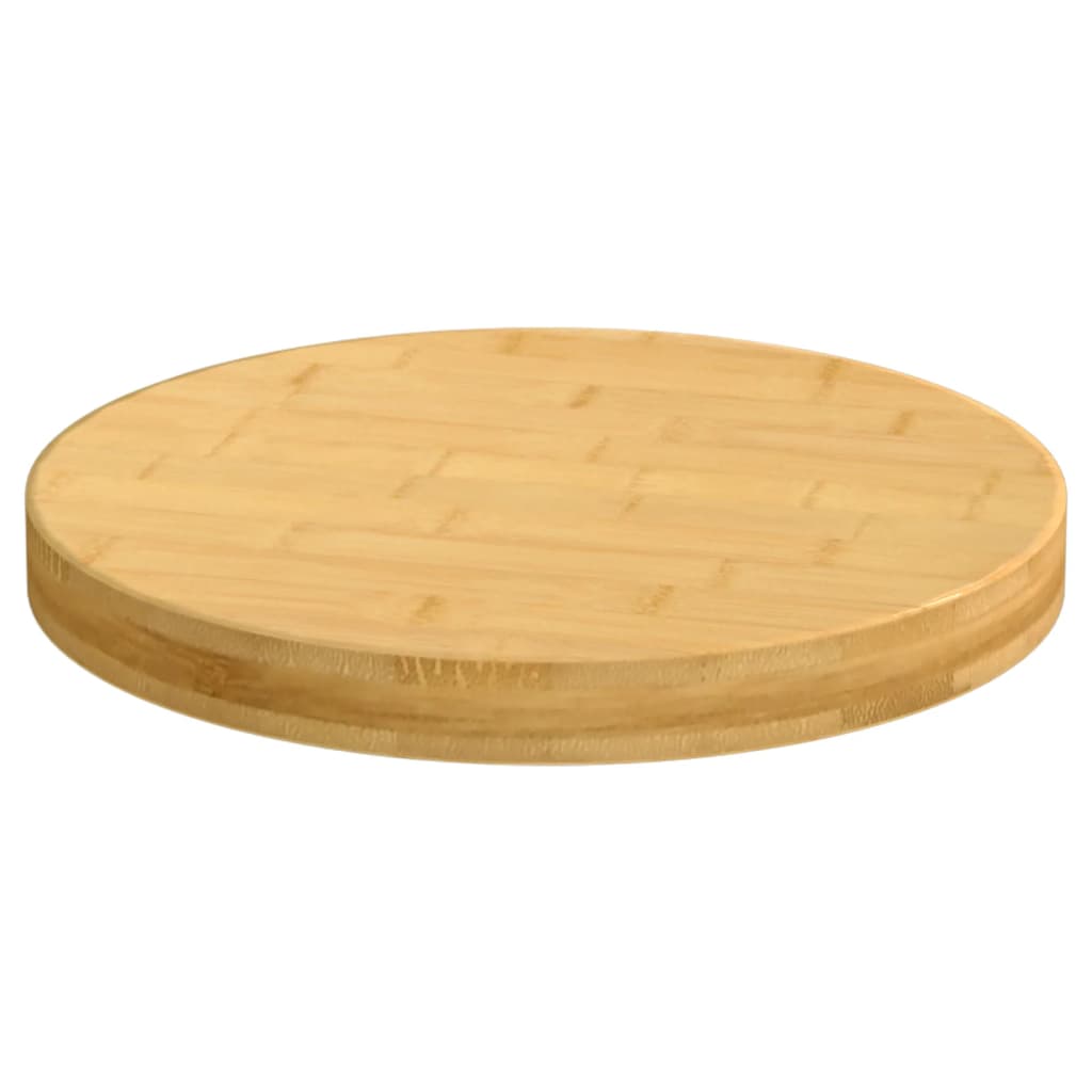 vidaXL Table Top Ø30x4 cm Bamboo