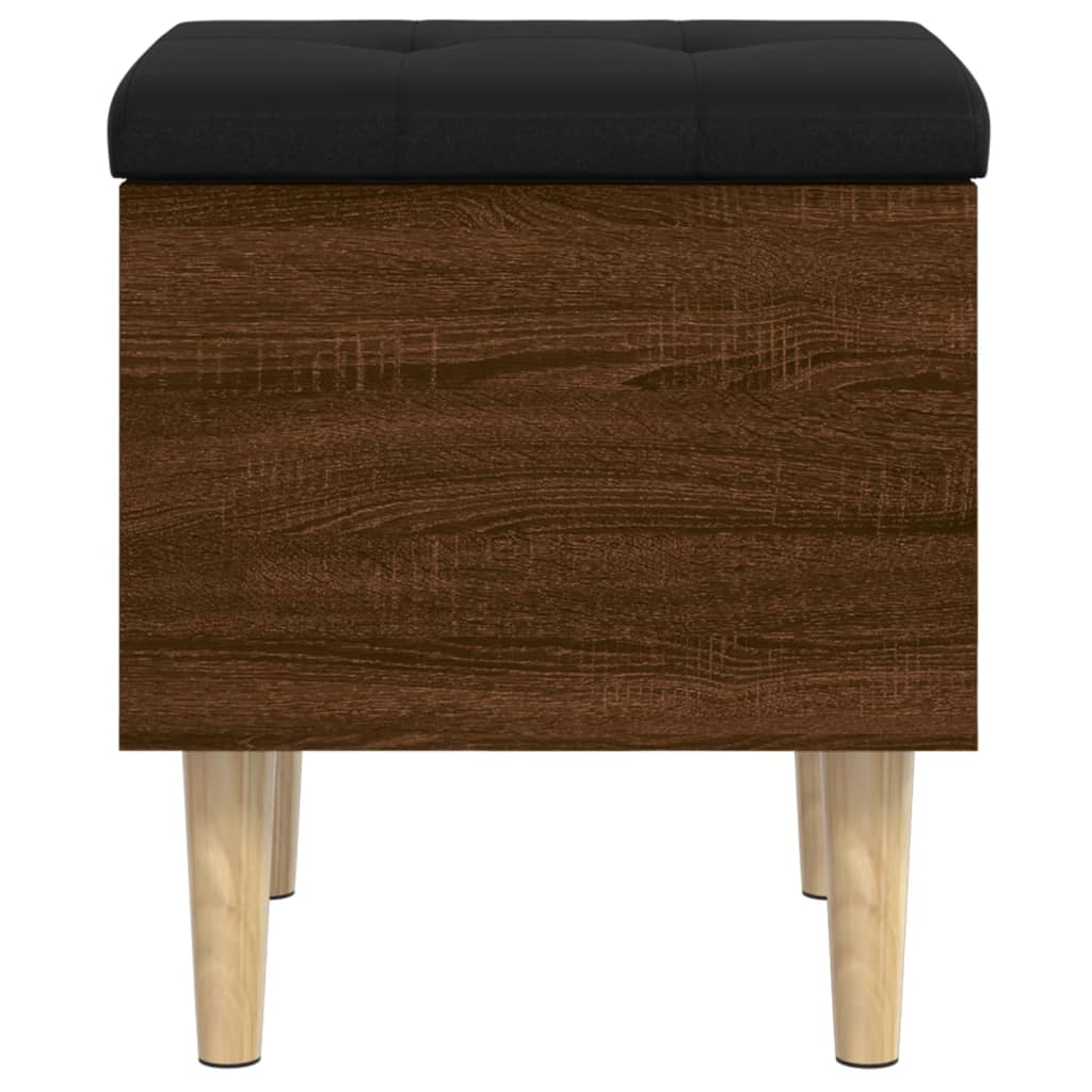 vidaXL Storage Bench Brown Oak 42x42x46 cm Engineered Wood