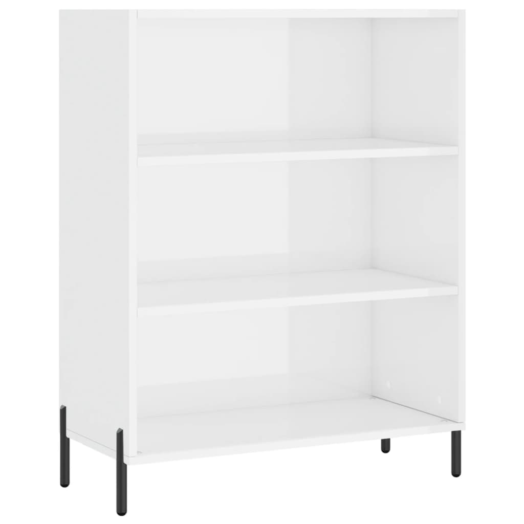 vidaxL Shelf Cabinet White 69.5x32.5x90 cm Engineered Wood