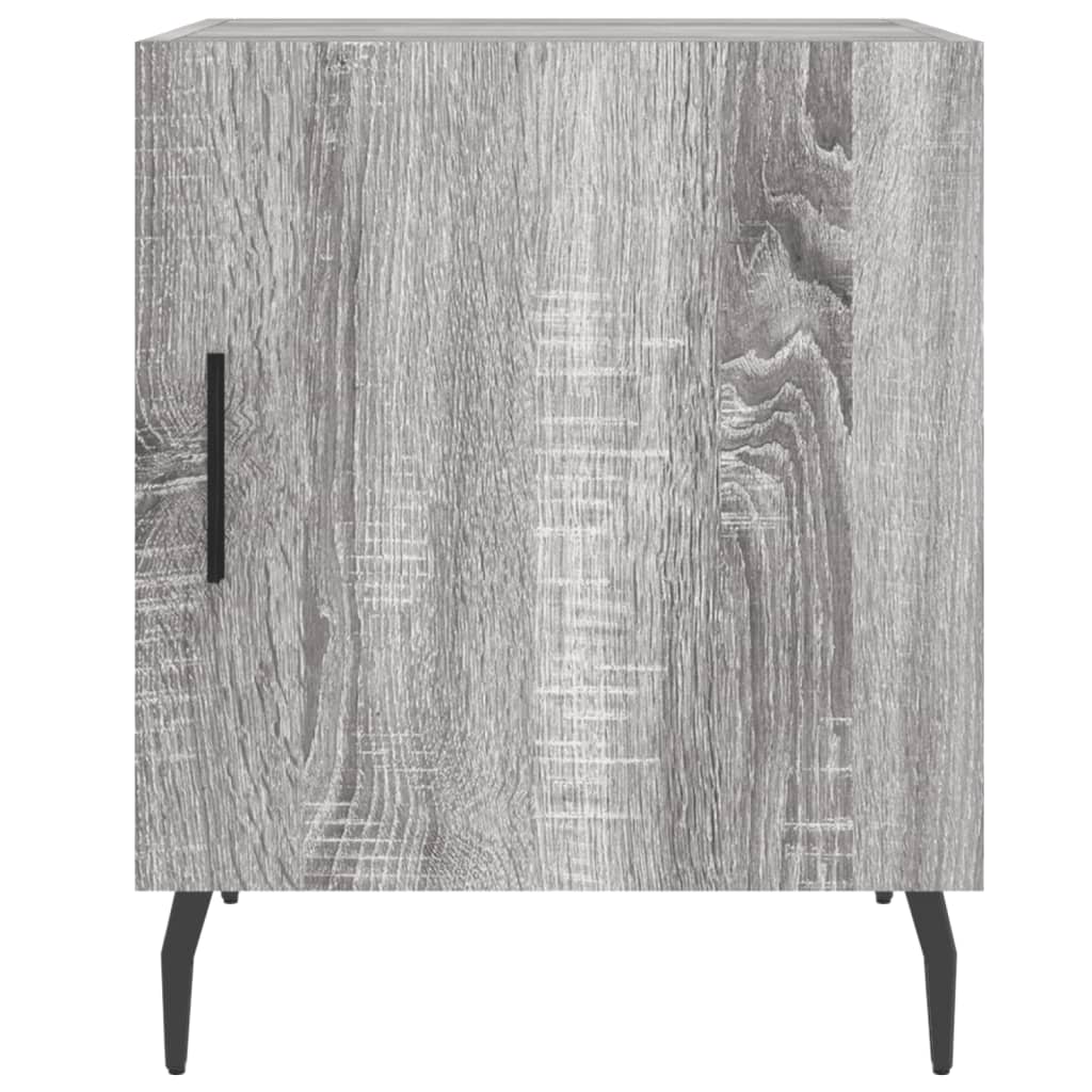 vidaXL Bedside Cabinet Grey Sonoma 40x40x50 cm Engineered Wood