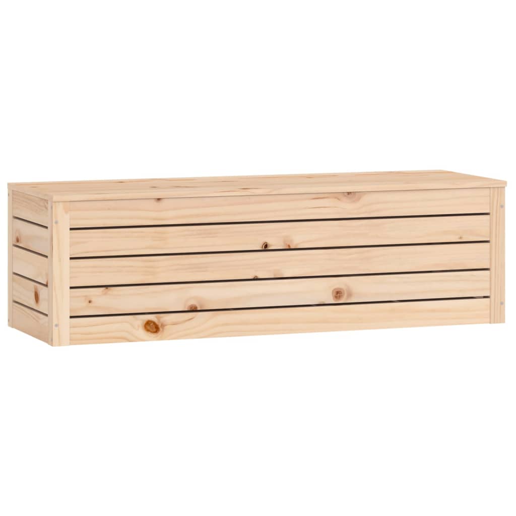 vidaXL Storage Box 109x36.5x33 cm Solid Wood Pine