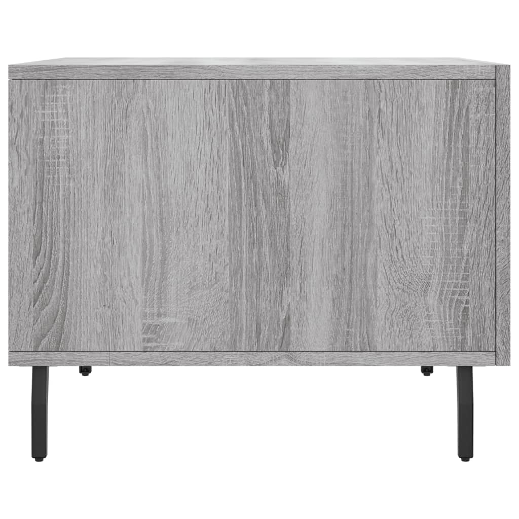 vidaXL Coffee Table Grey Sonoma 50x50x40 cm Engineered Wood