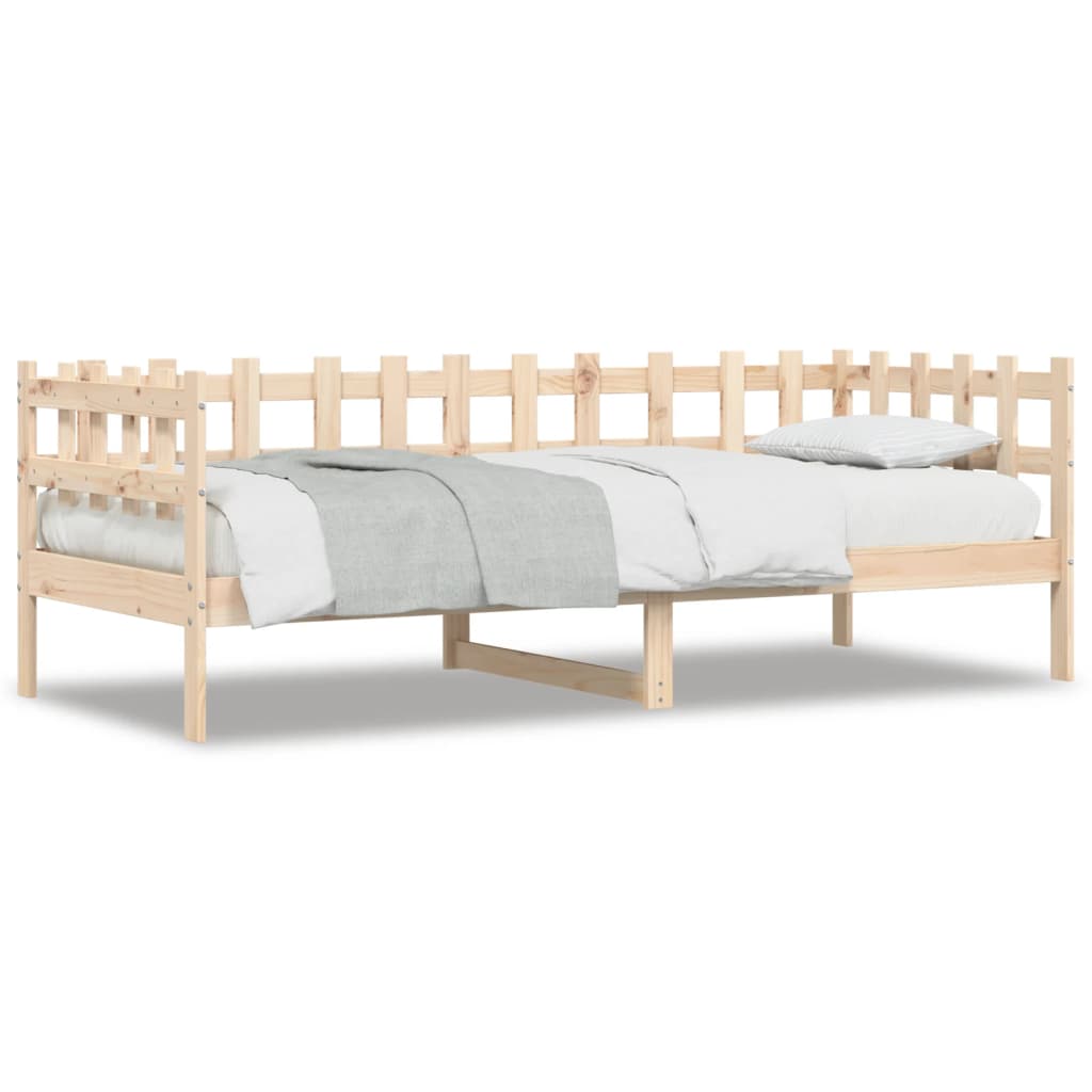 vidaXL Day Bed without Mattress 90x200 cm Solid Wood Pine