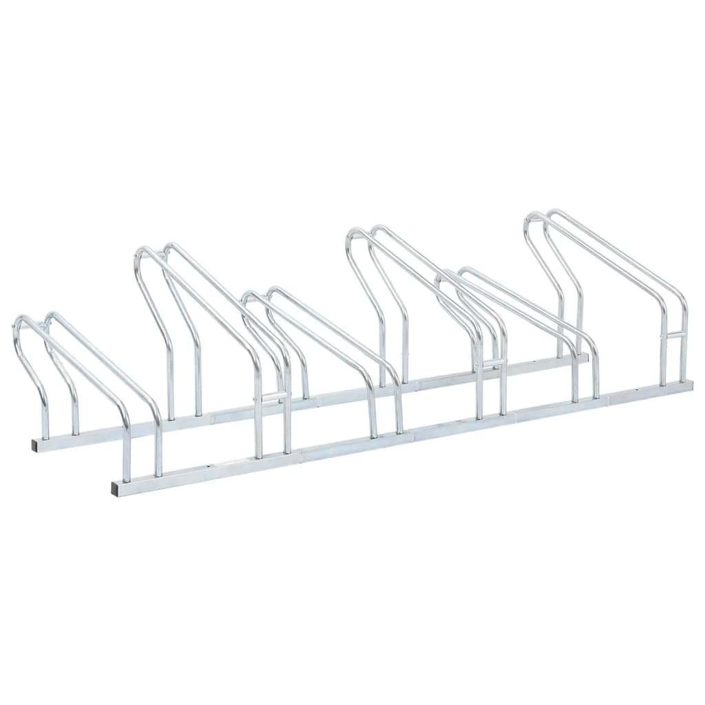 vidaXL Bicycle Stand for 6 Bikes Floor Freestanding Galvanised Steel