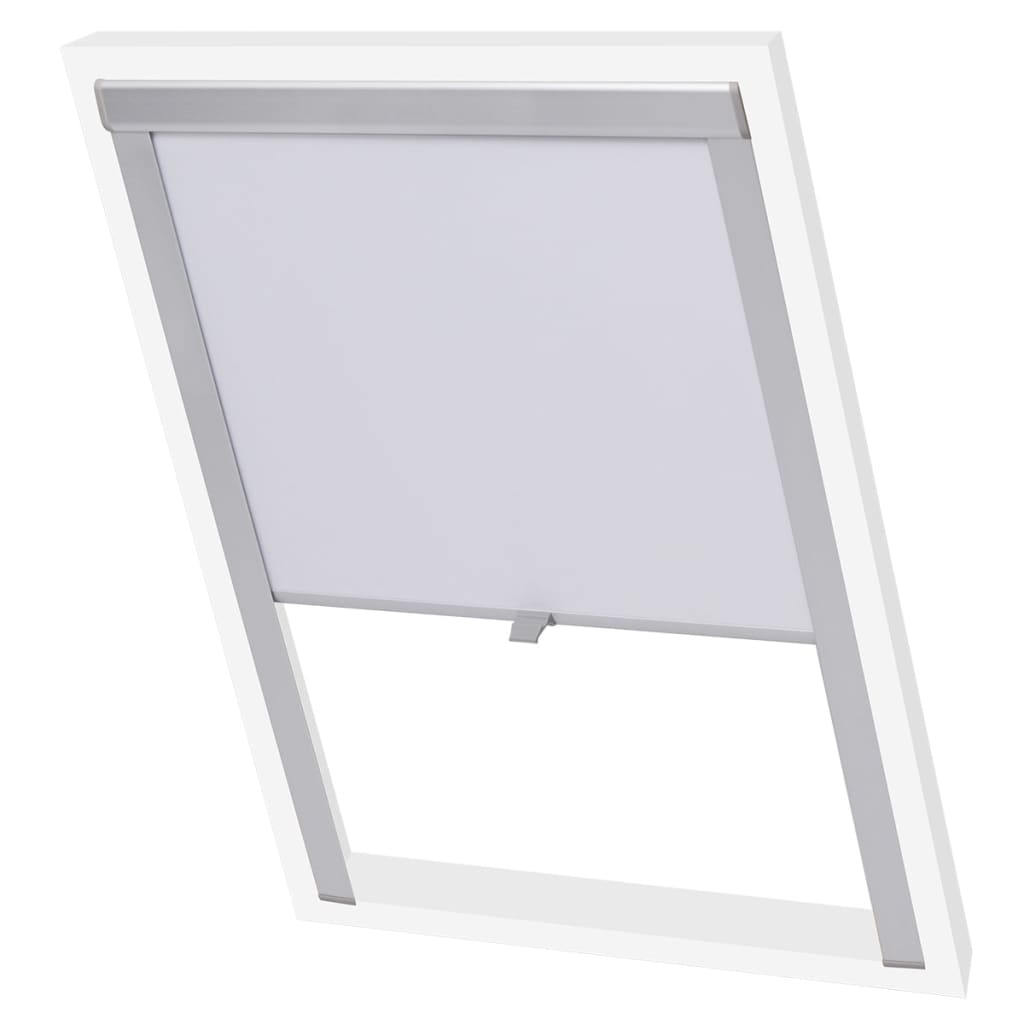 vidaXL Blackout Roller Blinds White C04