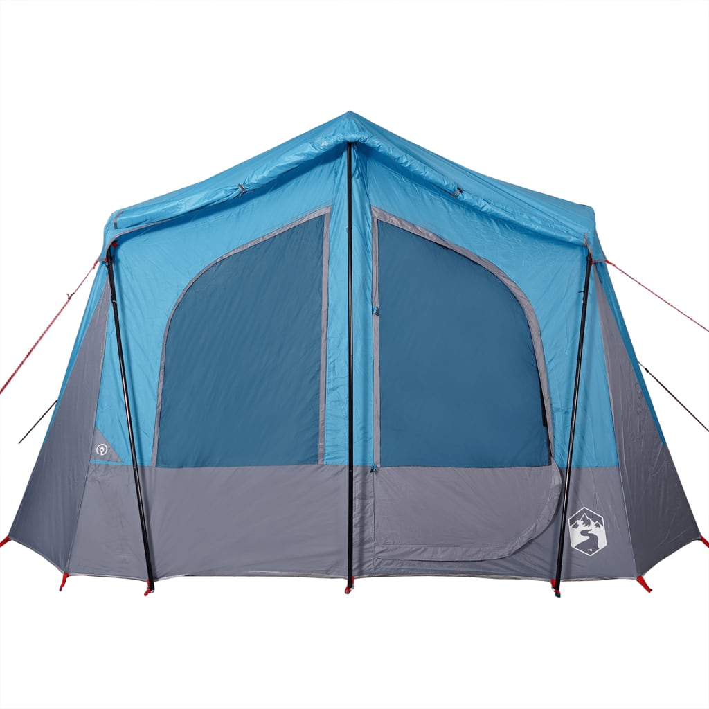 vidaXL Camping Tent Cabin 5-Person Blue Waterproof