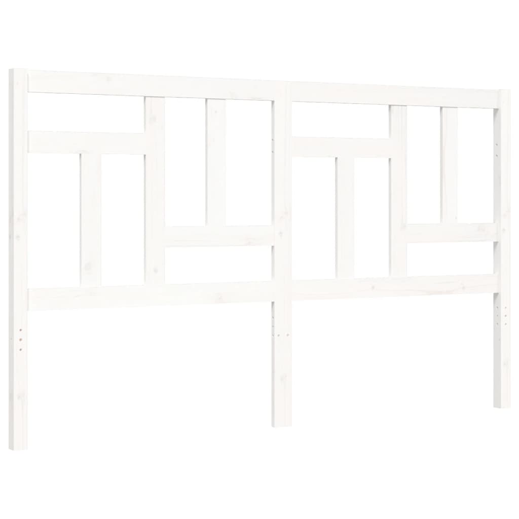 vidaXL Bed Frame without Mattress White 160x200 cm Solid Wood Pine