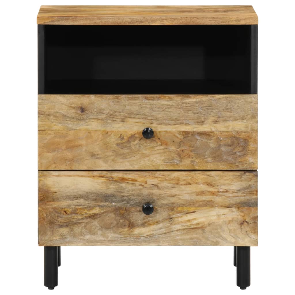 vidaXL Bedside Cabinet 50x33x60 cm Solid Wood Mango