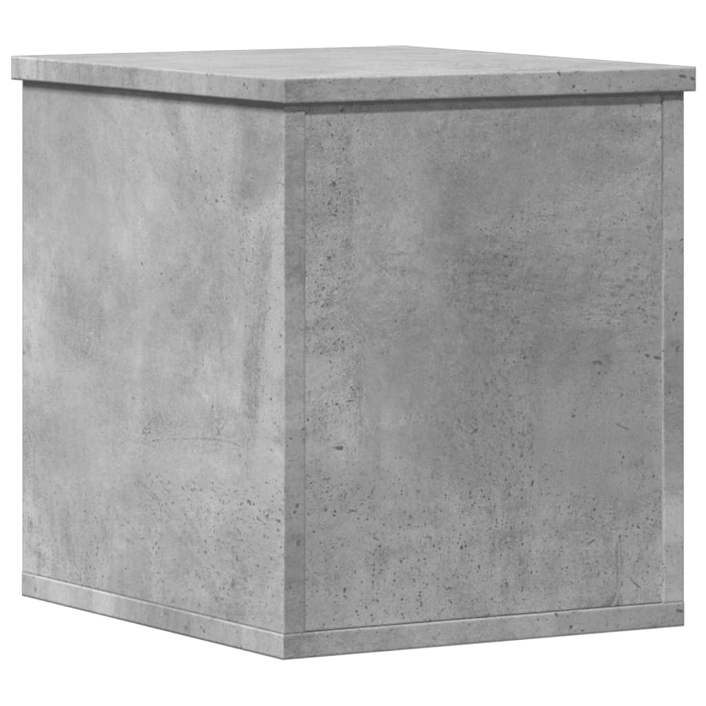 vidaXL Storage Box Concrete Grey 30x35x35 cm Engineered Wood