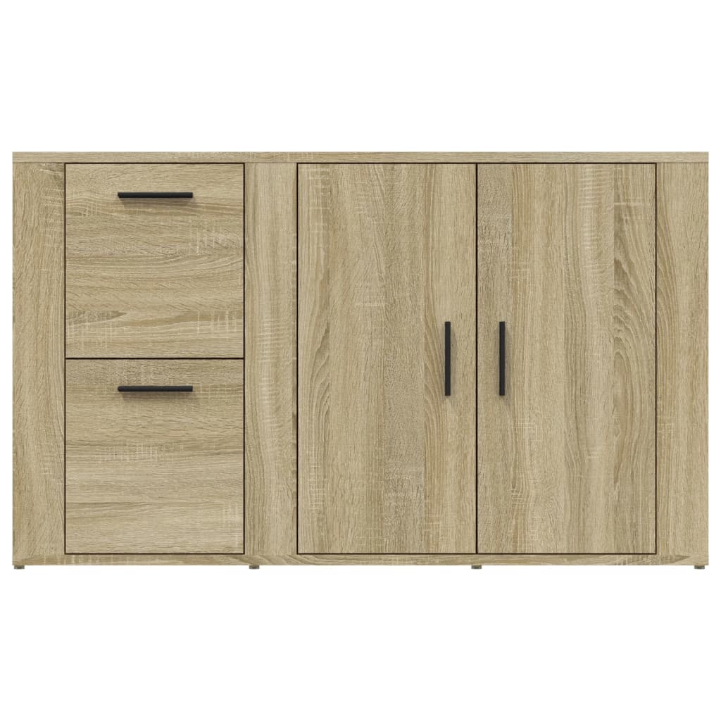 vidaXL Sideboard Sonoma Oak 100x33x59.5 cm Engineered Wood