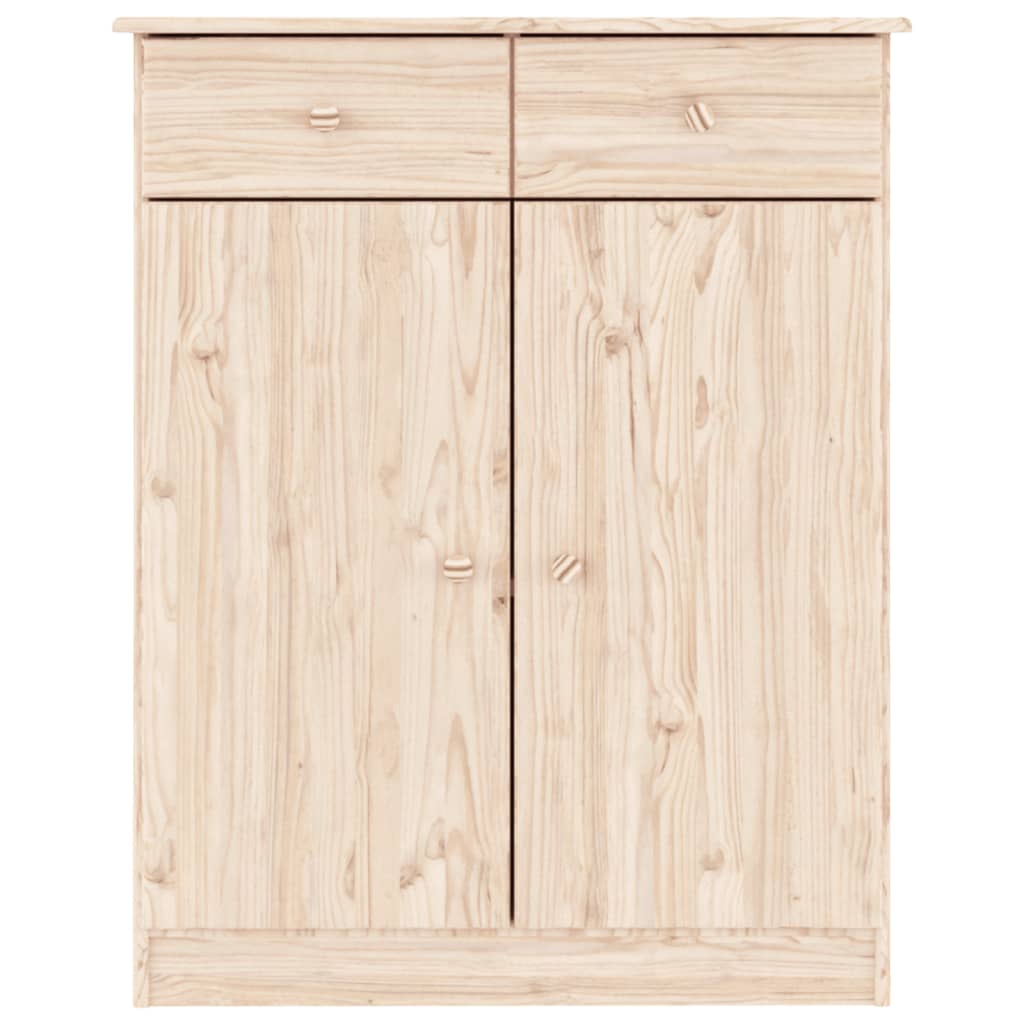 vidaXL Shoe Cabinet ALTA 77x35x96 cm Solid Wood Pine