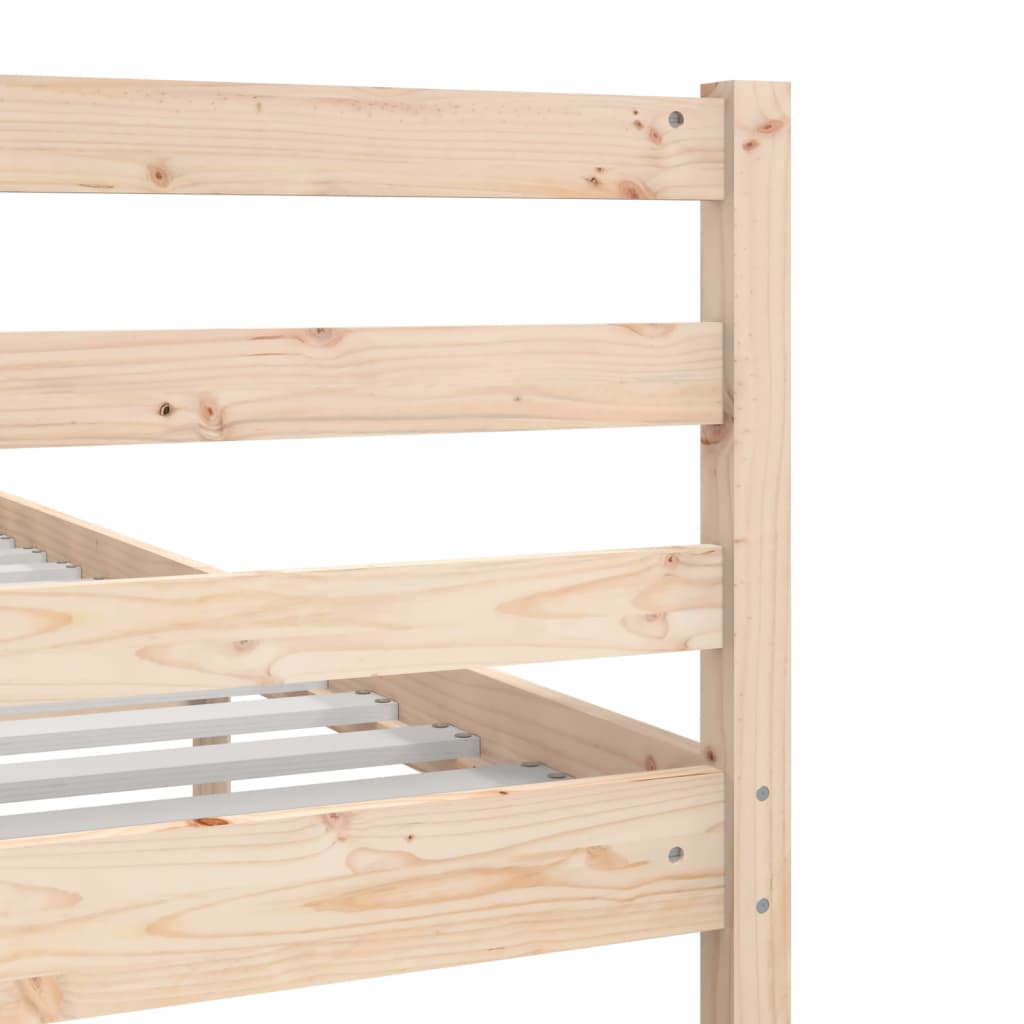 vidaXL Bed Frame without Mattress Solid Wood 120x200 cm