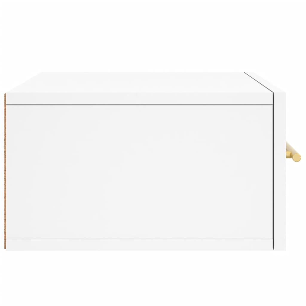 vidaXL Wall-mounted Bedside Cabinet White 35x35x20 cm