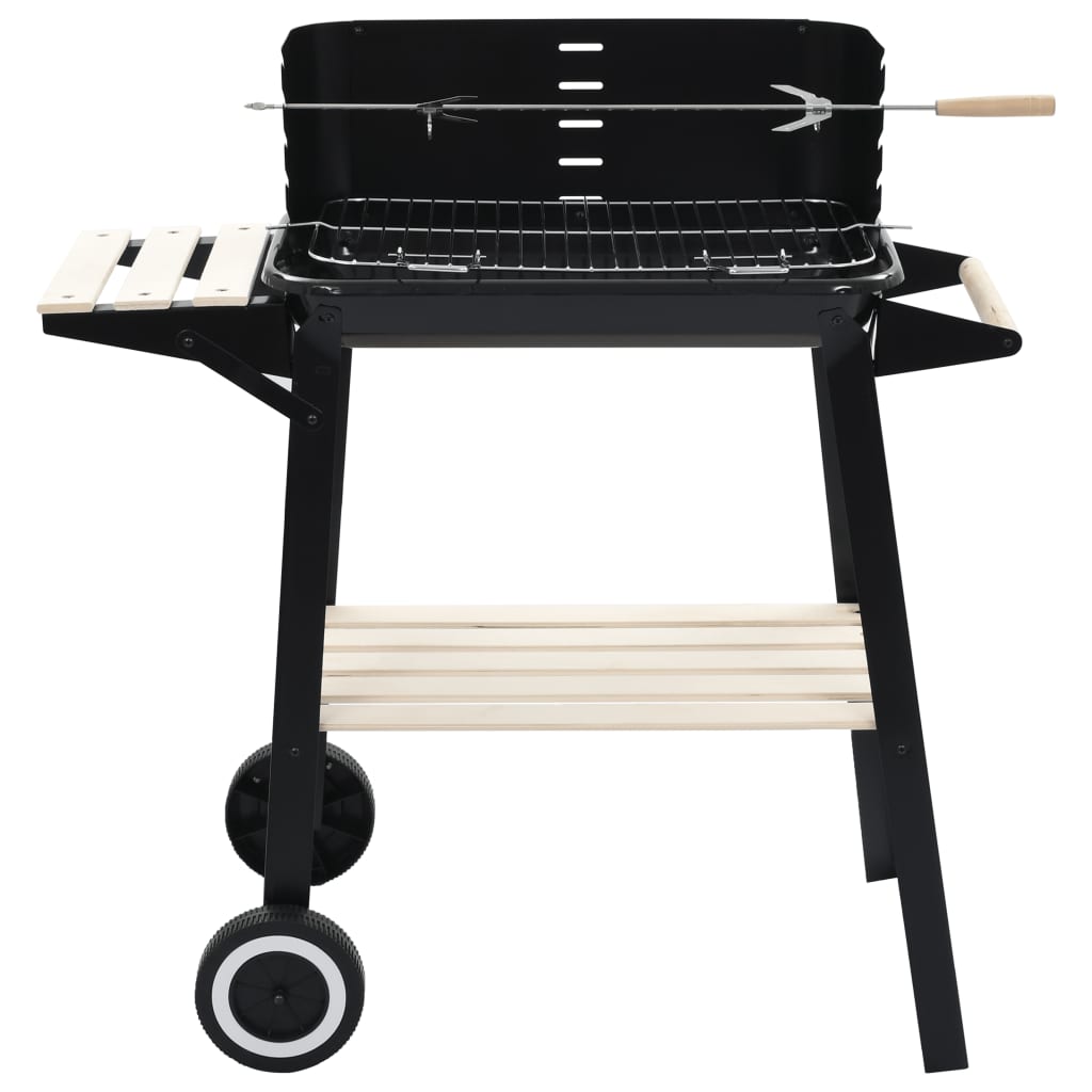 vidaXL Charcoal BBQ Stand with Wheels