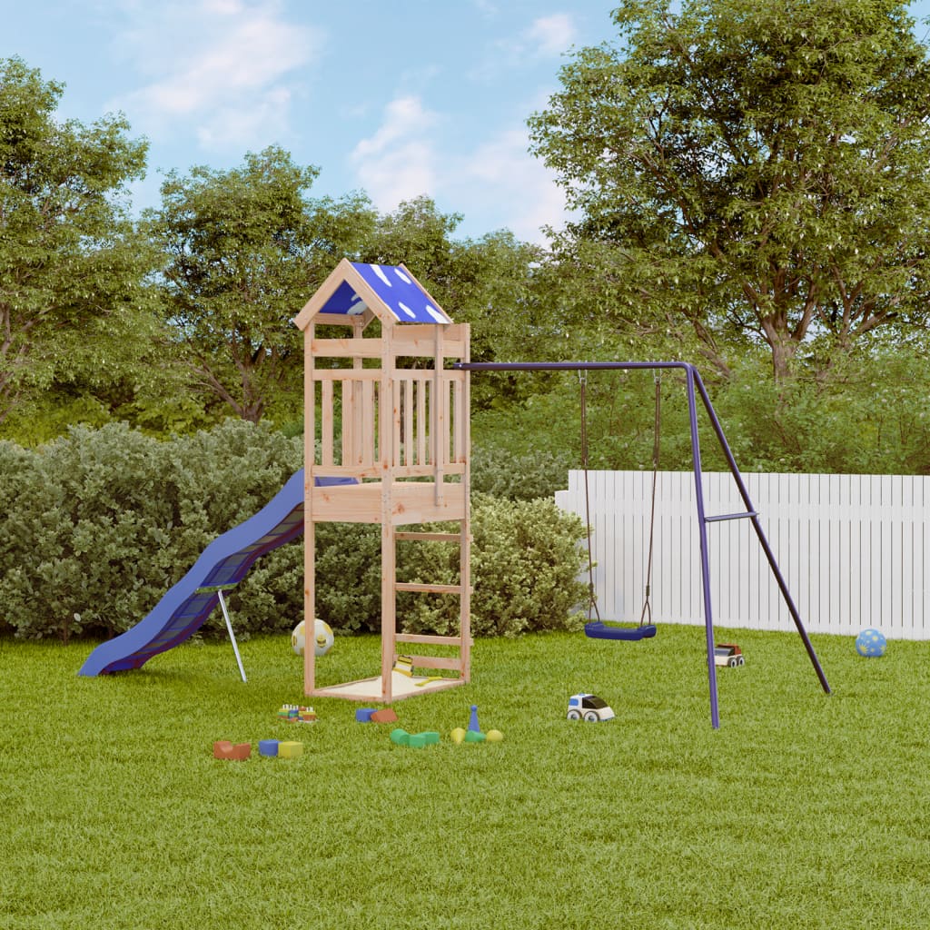 vidaXL Outdoor Playset Solid Wood Pine