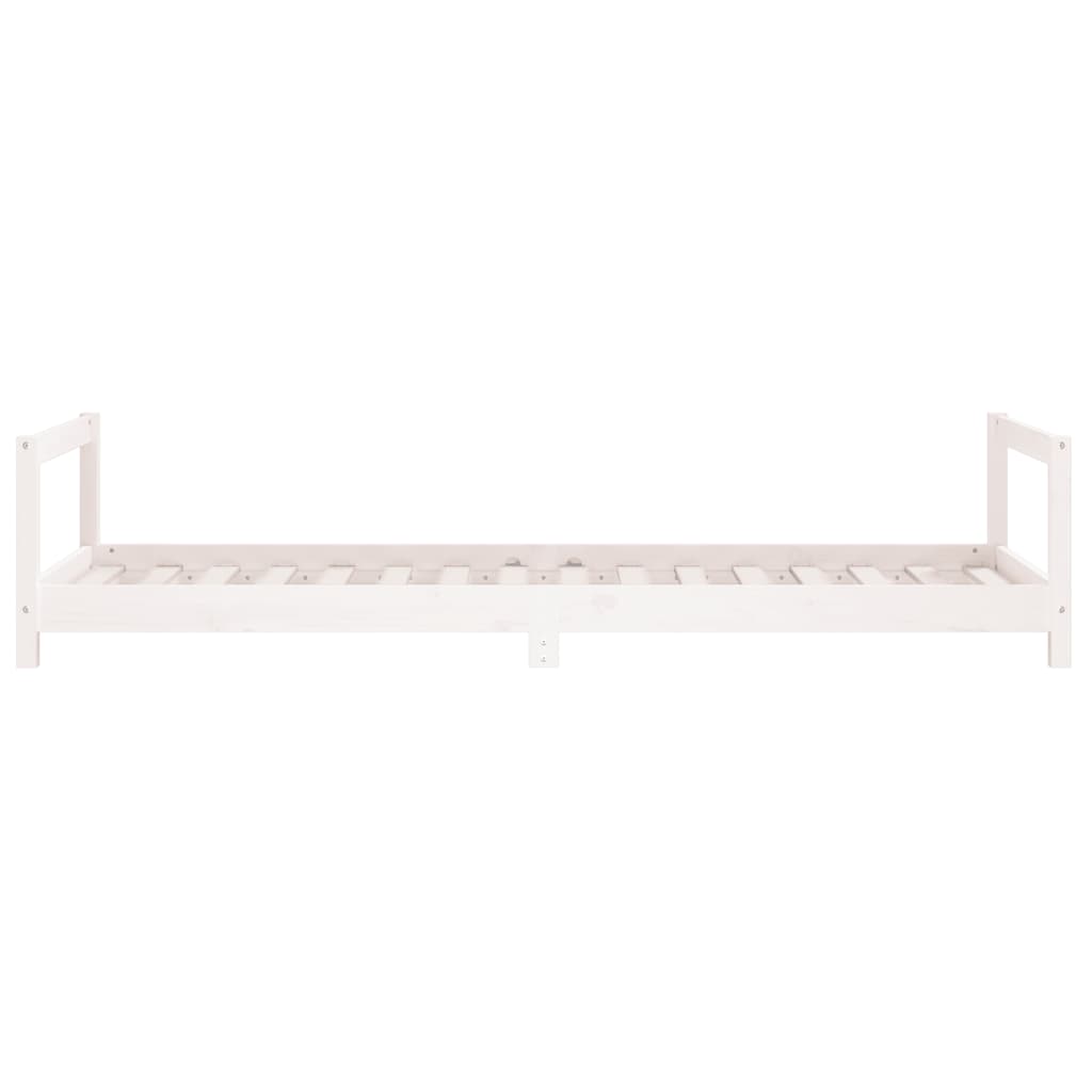 vidaXL Kids Bed Frame White 80x200 cm Solid Wood Pine