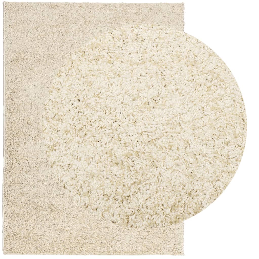 vidaXL Shaggy Rug PAMPLONA High Pile Modern Gold 200x280 cm