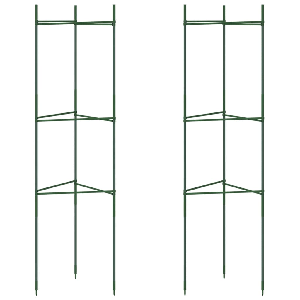 vidaXL Tomato Cage 2 pcs 116 cm Steel and PP