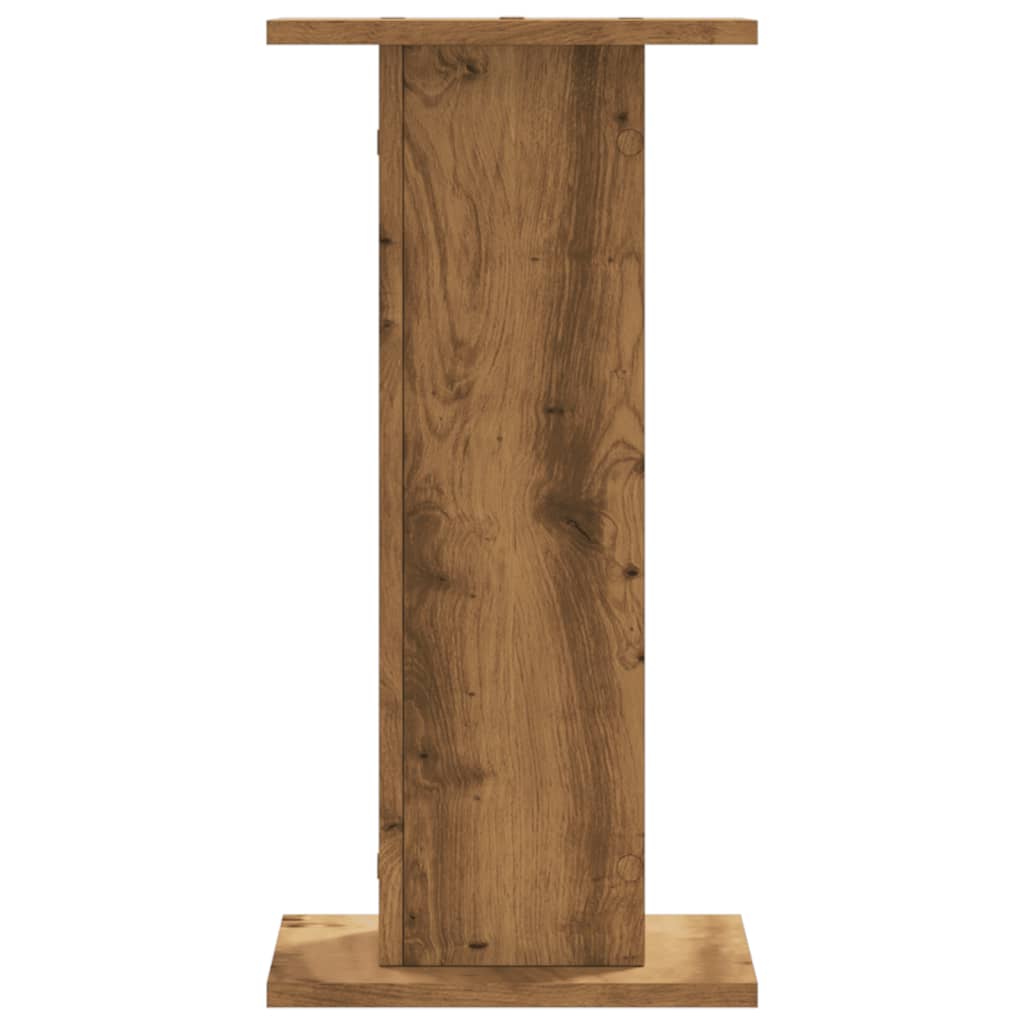 vidaXL Speaker Stands 2 pcs Artisian Oak 30x30x60 cm Engineered Wood