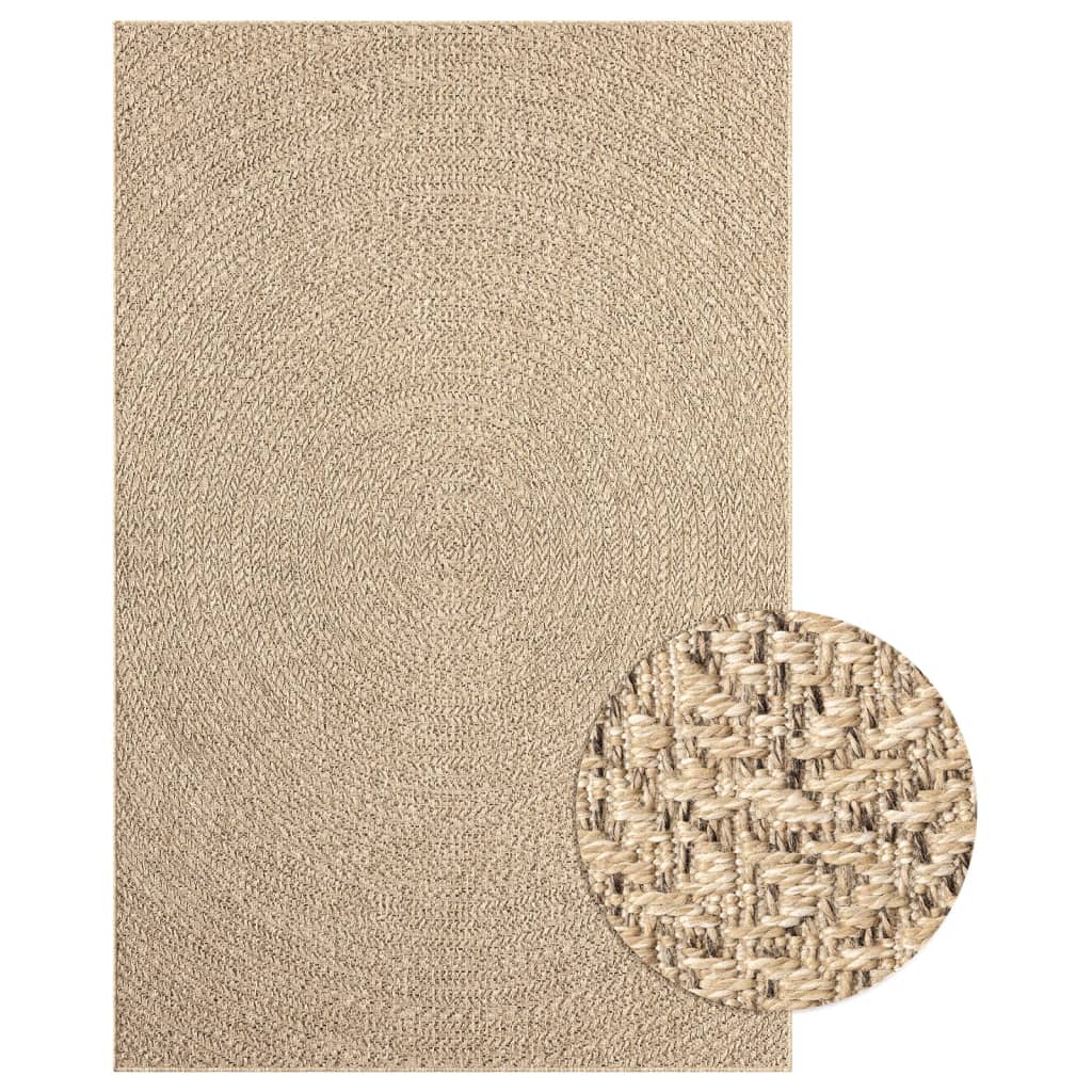 vidaXL Rug ZIZUR 200x290 cm Jute Look Indoor and Outdoor