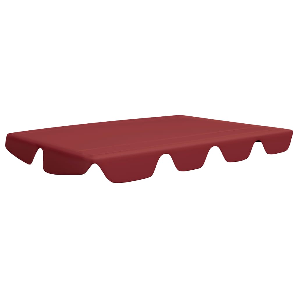 vidaXL Replacement Canopy for Garden Swing Wine Red 150/130x105/70 cm