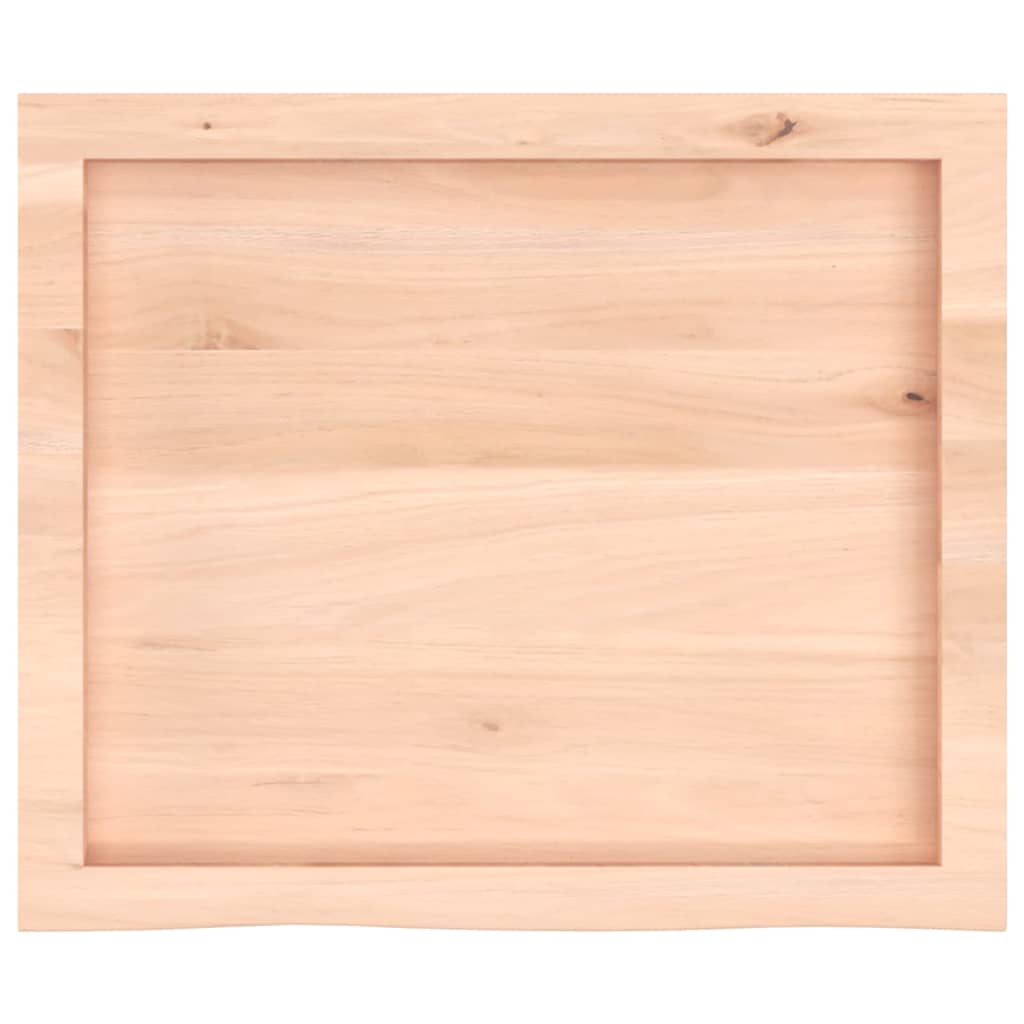 vidaXL Bathroom Countertop 60x50x(2-4) cm Untreated Solid Wood