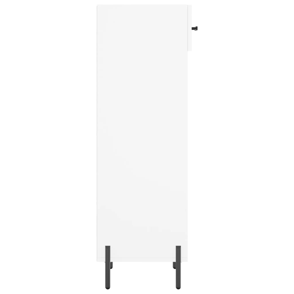 vidaXL Shoe Cabinet White 30x35x105 cm Engineered Wood