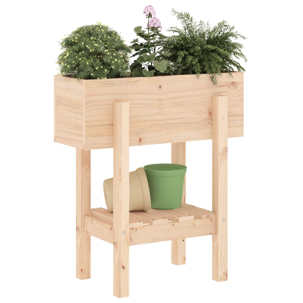 vidaXL Garden Planter 62x30x69 cm Solid Wood Pine