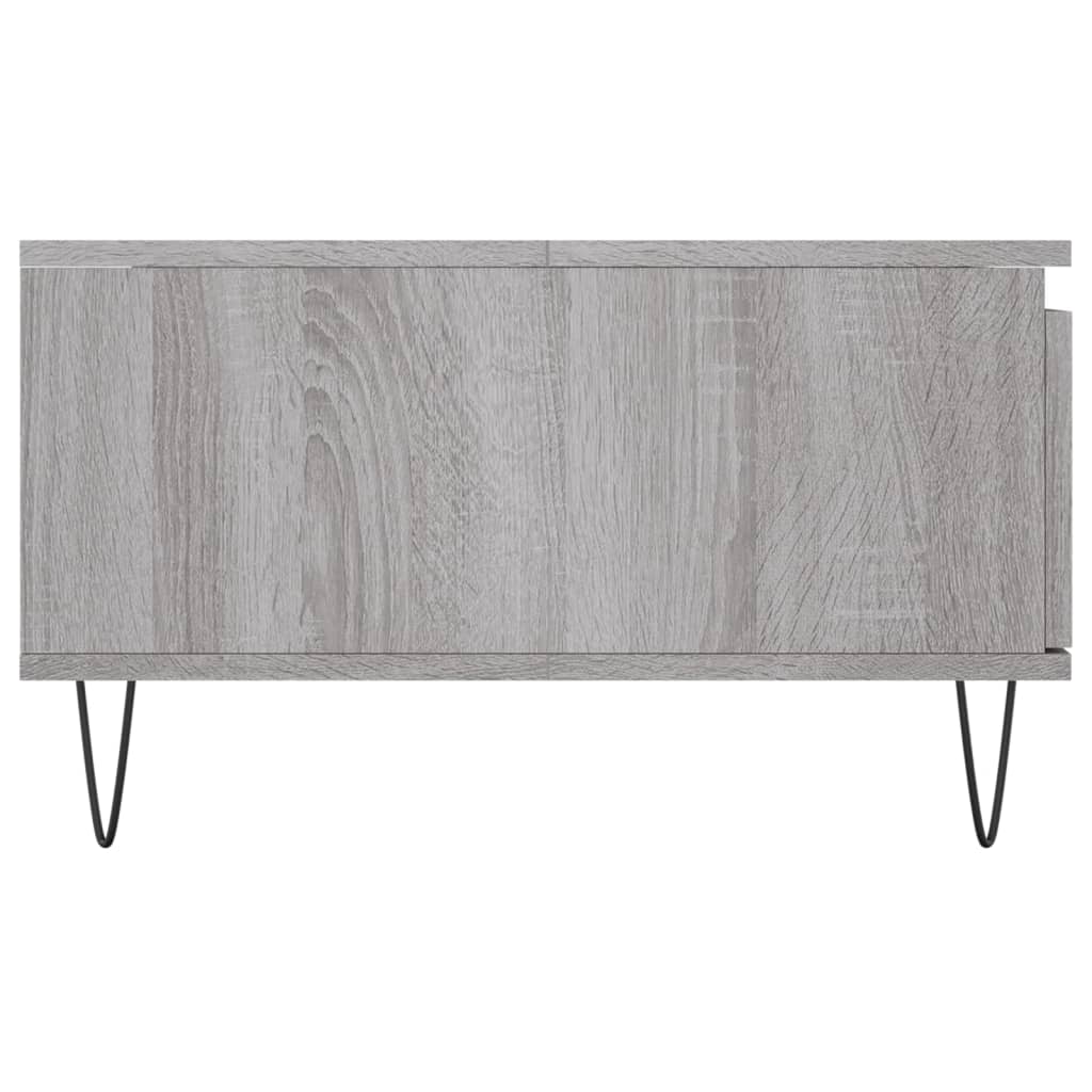 vidaXL Coffee Table Grey Sonoma 90x60x35 cm Engineered Wood