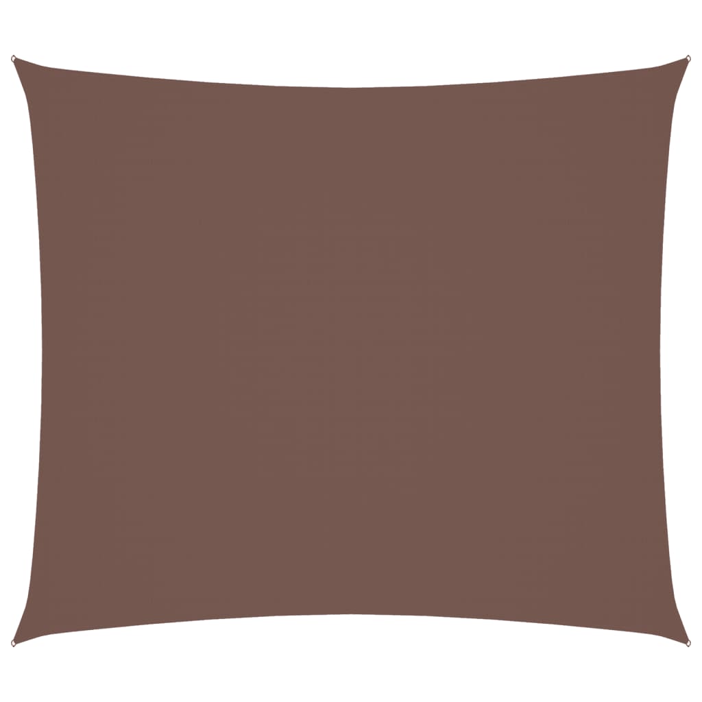 vidaXL Sunshade Sail Oxford Fabric Rectangular 2x2.5 m Brown