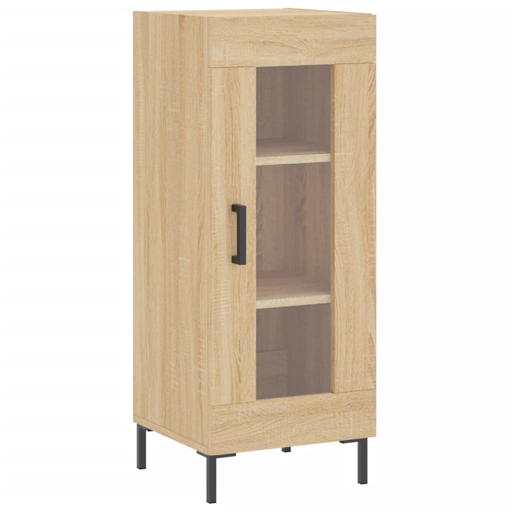 vidaXL Highboard Sonoma Oak 34.5x34x180 cm Engineered Wood