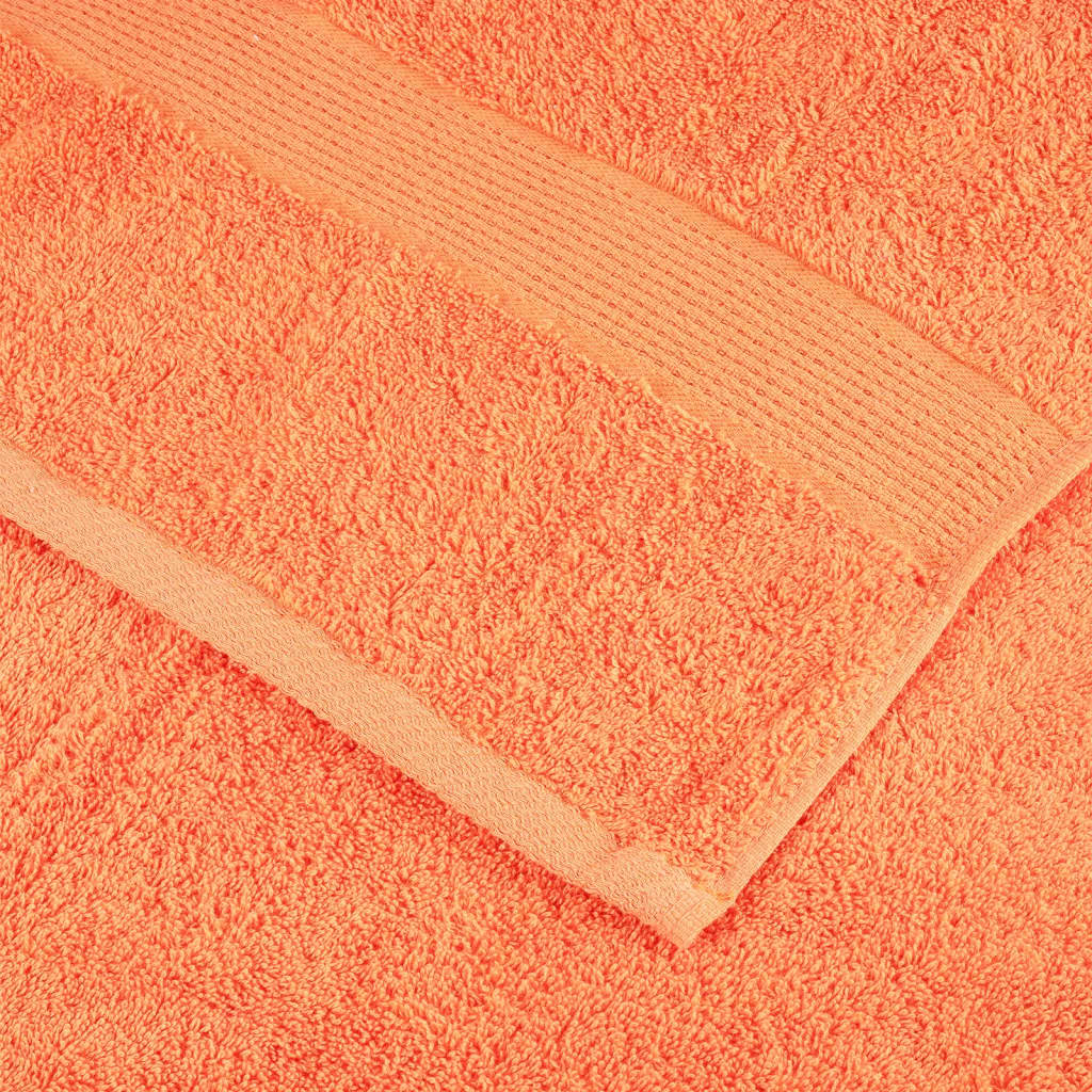 vidaXL Premium Hand Towels SOLUND 4 pcs Orange 50x100 cm 600 gsm