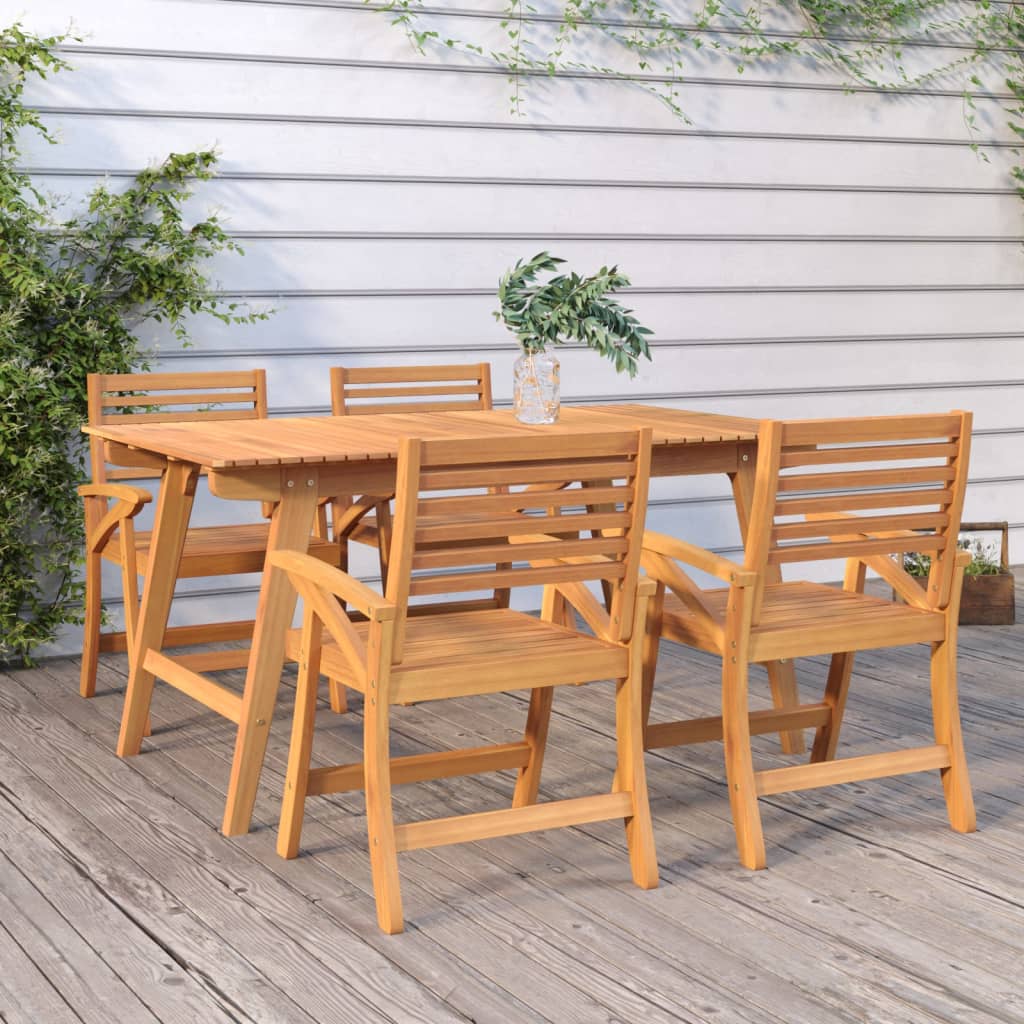 vidaXL Garden Table 150x90x75 cm Solid Wood Acacia