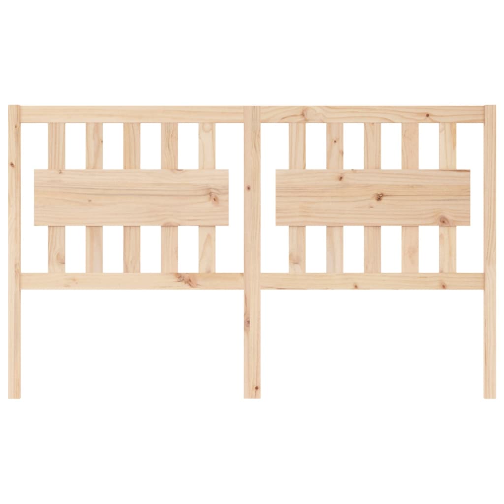 vidaXL Bed Headboard 155.5x4x100 cm Solid Wood Pine