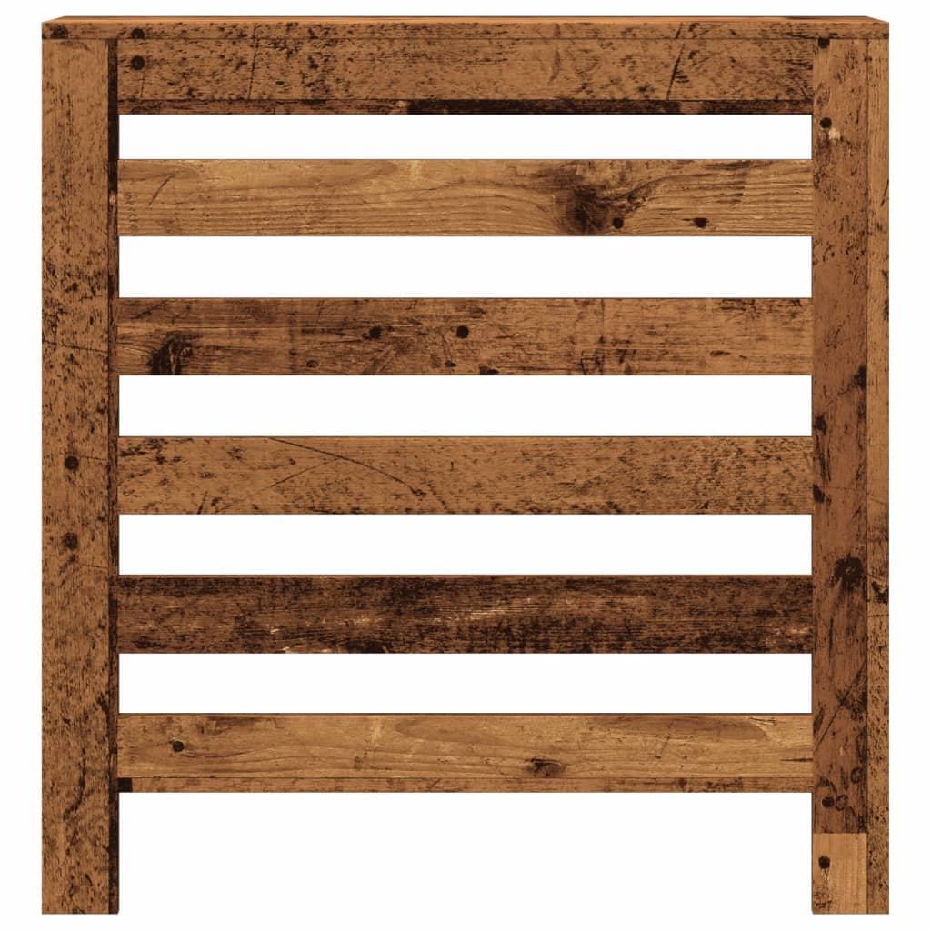 vidaXL Radiator Cover Old Wood 78x20x82 cm Engineered Wood