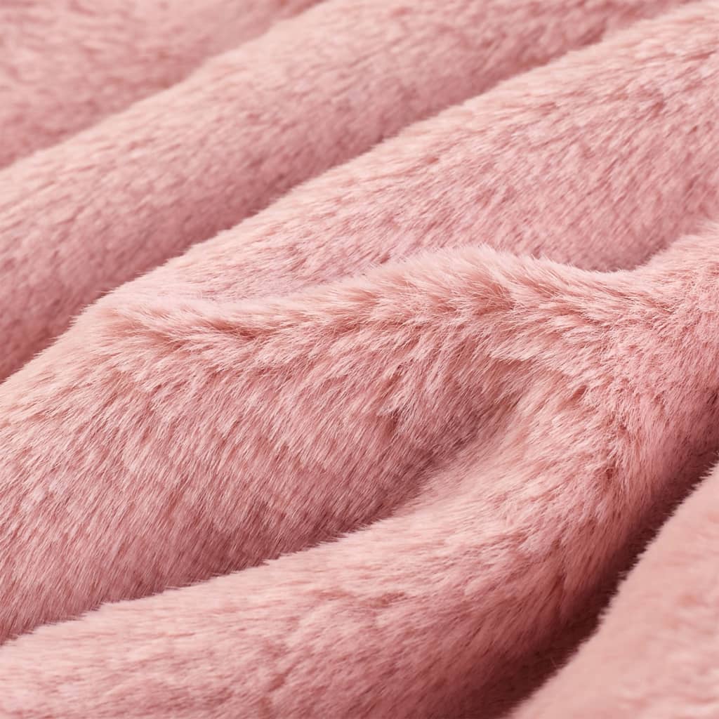 Kids' Coat Faux Fur Pink 140