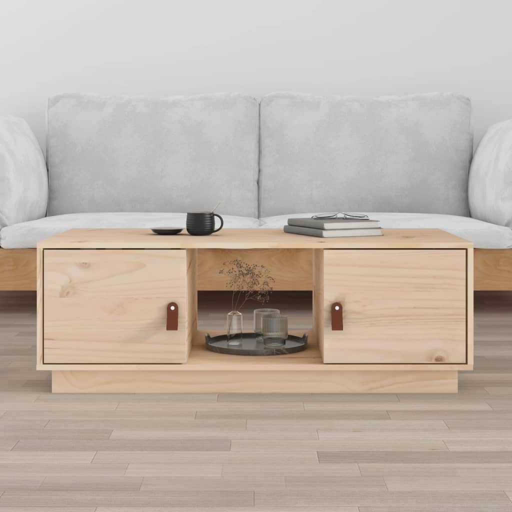 vidaXL Coffee Table 100x50x35 cm Solid Wood Pine