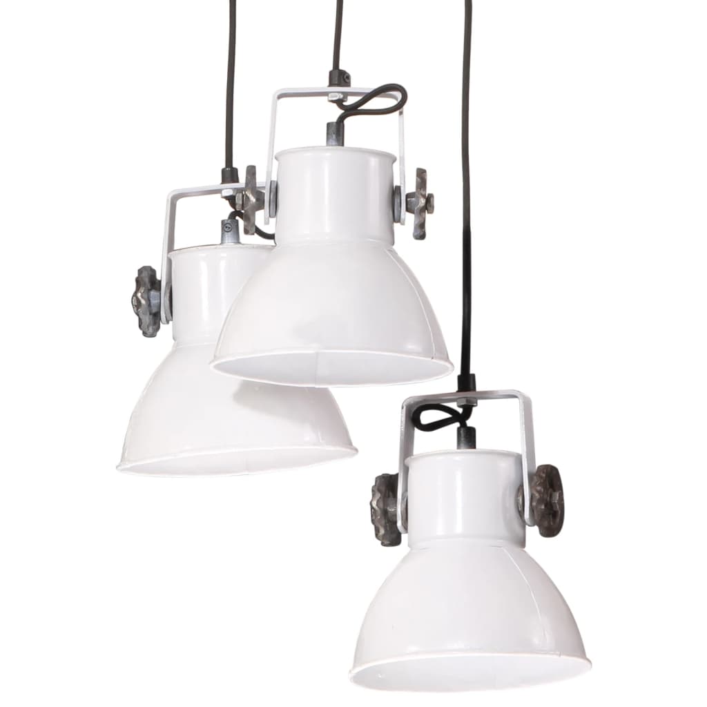 vidaXL Hanging Lamp 25 W White 30x30x100 cm E27