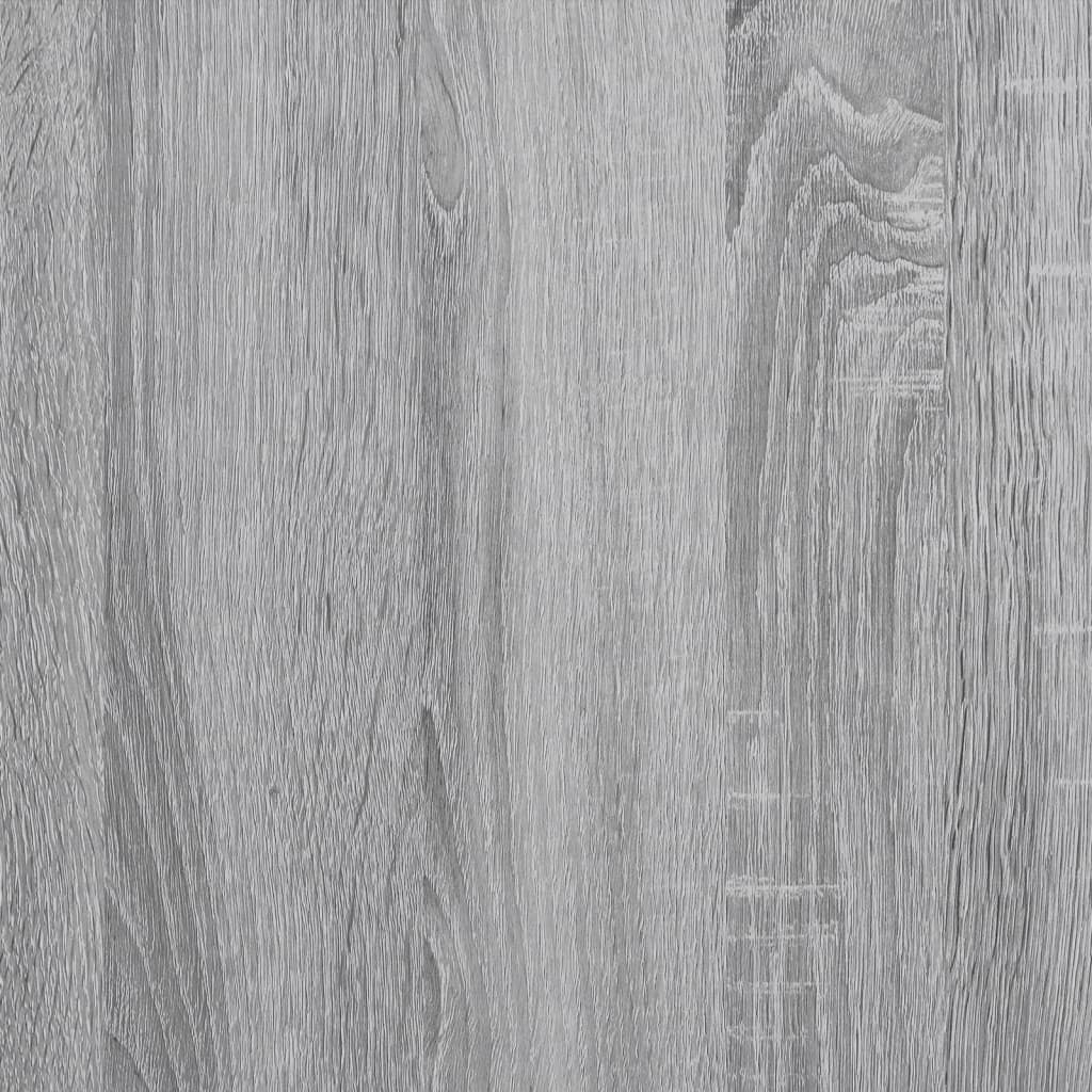 vidaXL Wardrobe Grey Sonoma 80x50x200 cm Engineered Wood