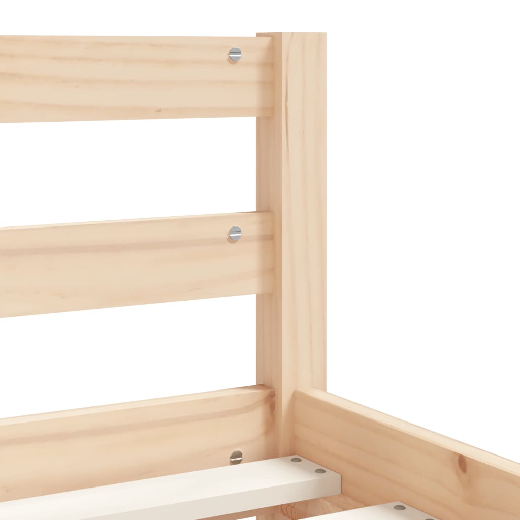 vidaXL Kids Bed Frame with Drawers 80x160 cm Solid Wood Pine