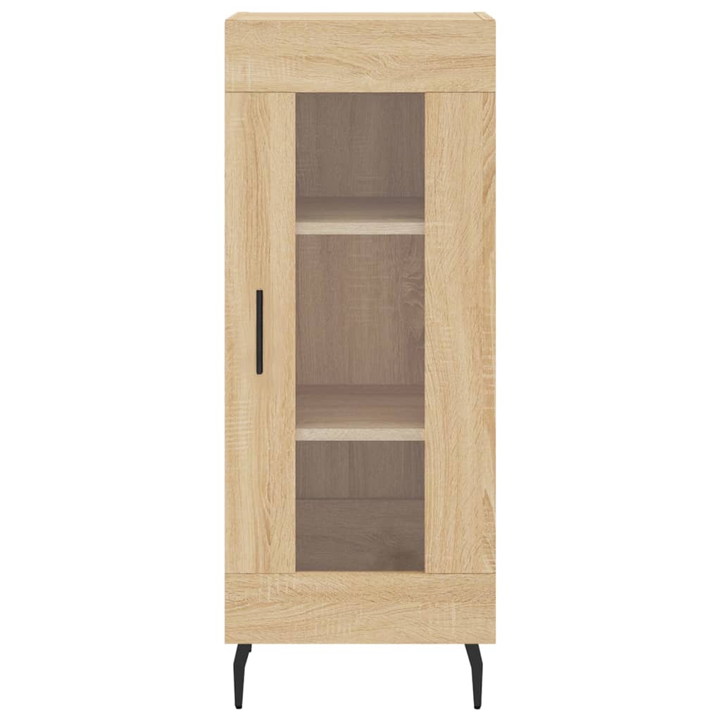 vidaXL Highboard Sonoma Oak 34.5x34x180 cm Engineered Wood